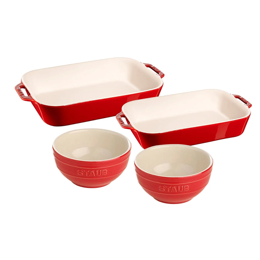 4-Piece Ceramic Baker's Set D75744