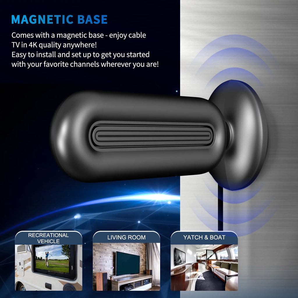 HD TV Antenna with Amplifer Signal Booster and 18 FT Coaxial Cable G144017