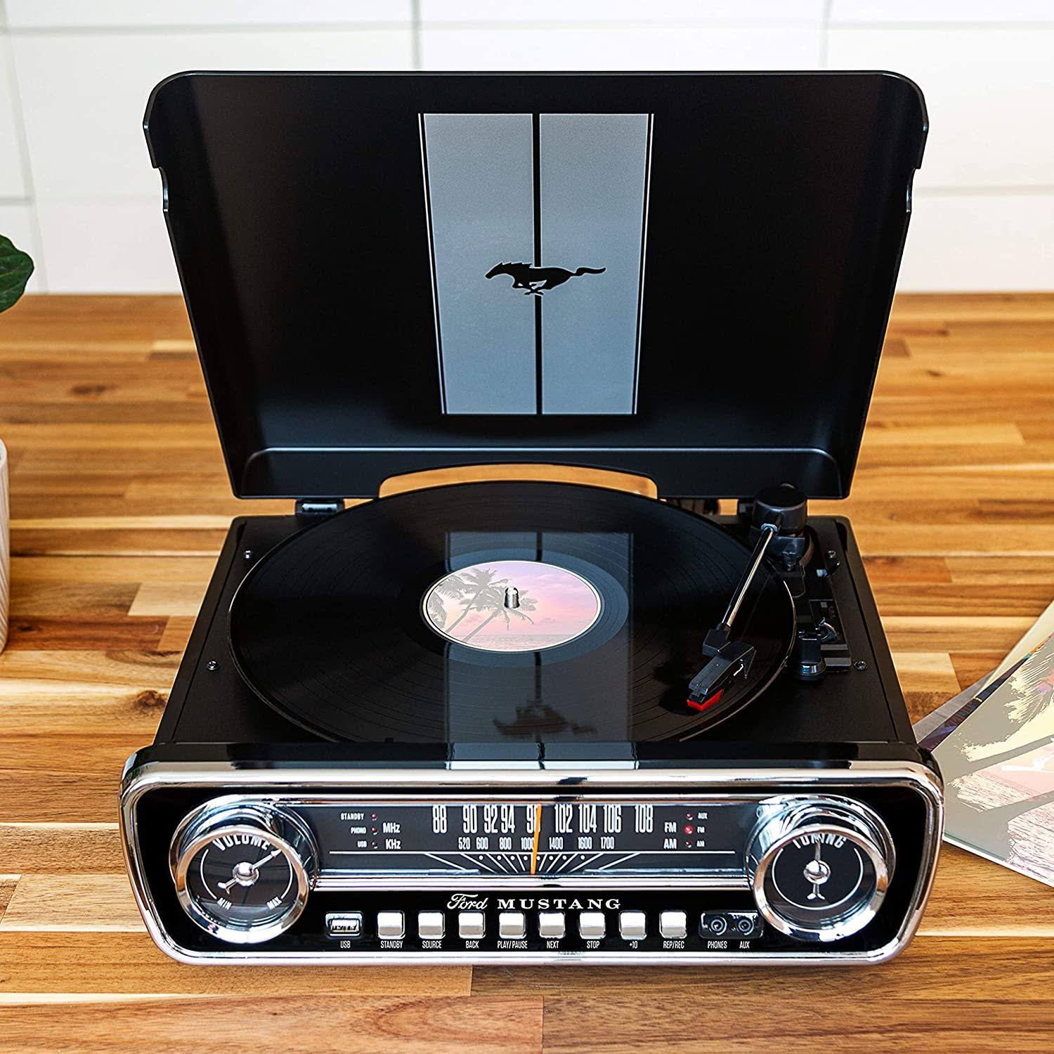 Black 4-in-1 Music Center X143