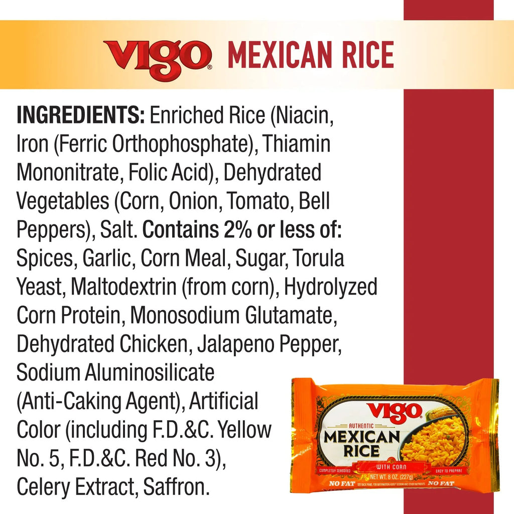 Mexican Rice with Corn, 8oz (Pack of 12) S522