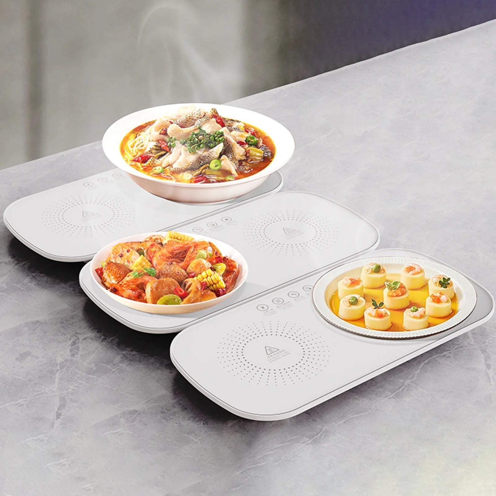 Electric Warming Tray 50W Hot Plate Food Warmer O584696