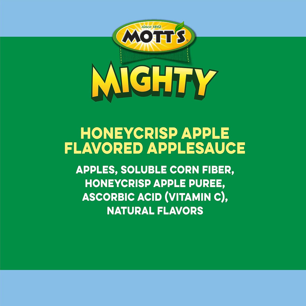 12 Pack 3.2 Oz Honeycrisp Apple Applesauce Pouches L179