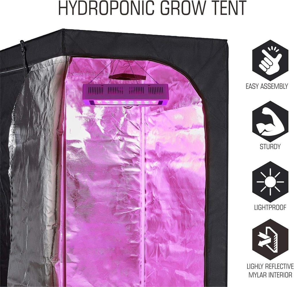 24''x24''x48'' Hydroponic Mylar Grow Tent F4464