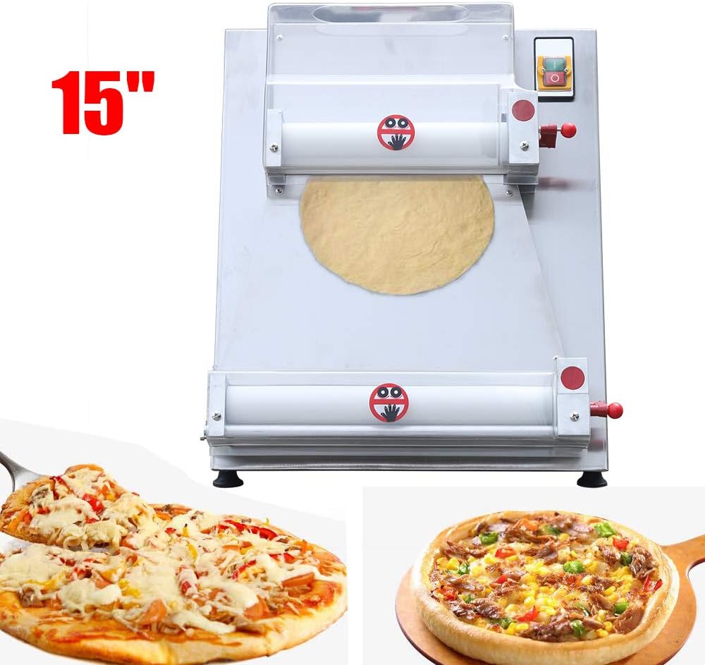 Electric Pizza Dough Roller Sheeter Machine 370W Z708
