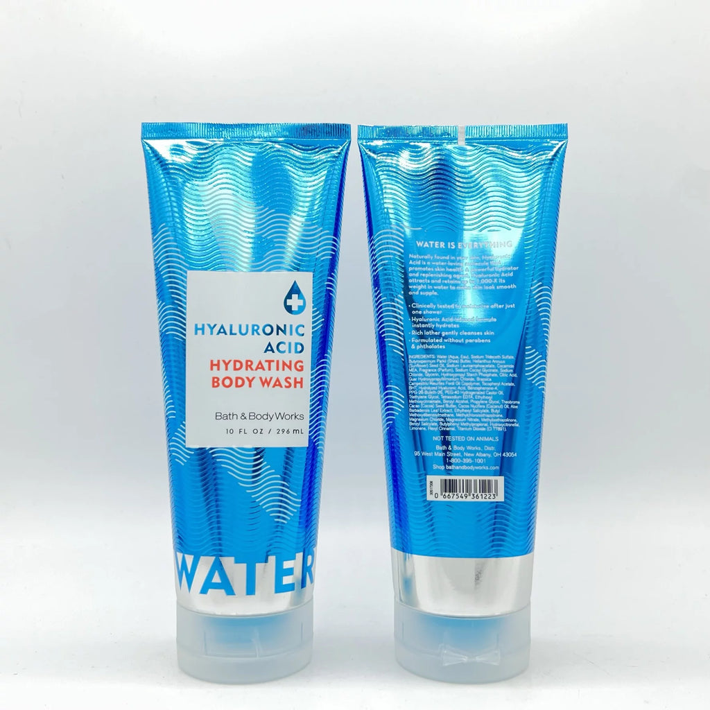 Hyaluronic Acid 10oz Hydrating Body Wash Pack of 2 O374