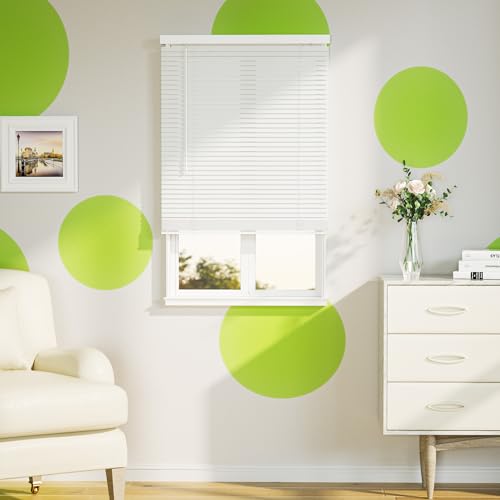 Cordless Room Darkening Mini Blinds 35" W x 64" H White P883569