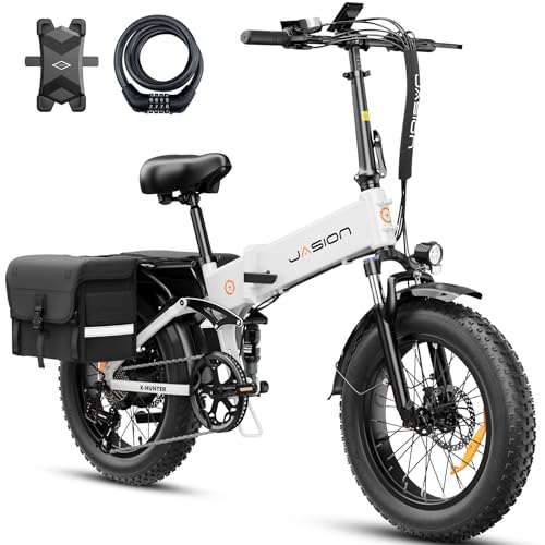 1400W Peak Motor 30MPH Max Speed 624WH Removable Battery Full Suspension 20 * 4.0 Fat Tire Foldable Ebike O832