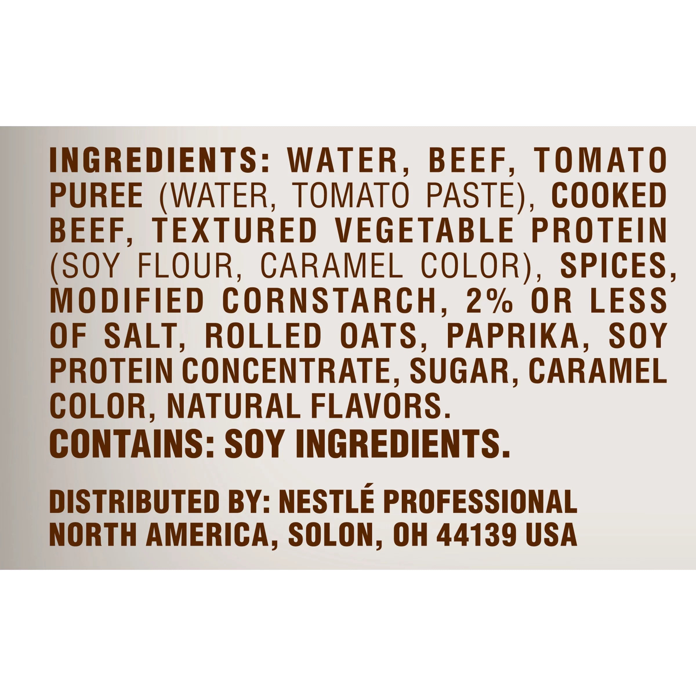 106 oz Chili Con Carne without Beans (6 pack) J4430