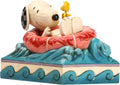 4 Inch Multicolor Snoopy and Woodstock Figurine W36185
