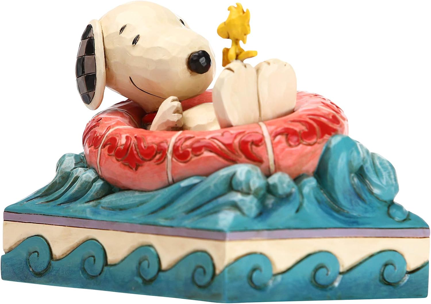 4 Inch Multicolor Snoopy and Woodstock Figurine W36185