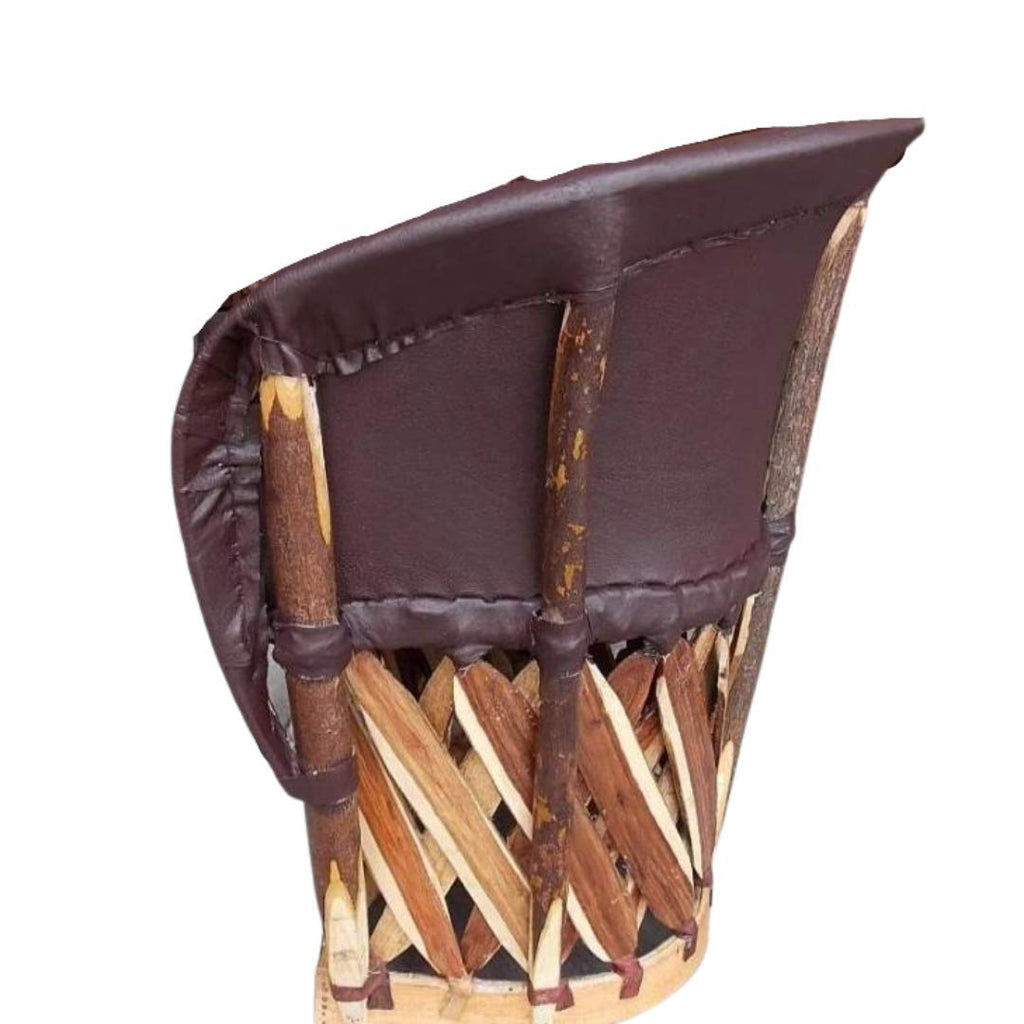 Chocolate Color Mexican Traditional Style Chair P50887