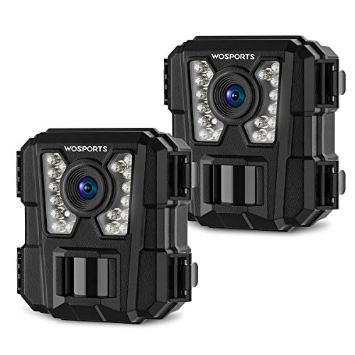 24MP 1080P HD Mini Trail Camera 2 Pack with Night Vision I704