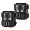 24MP 1080P HD Mini Trail Camera 2 Pack with Night Vision I704
