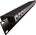 16 Port PoE+ Gigabit Ethernet Surge Protector 1U RackMount U33431