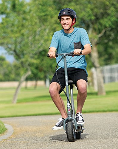 Seated Electric Scooter with 9" Pneumatic Tires, Removable Seat E940233