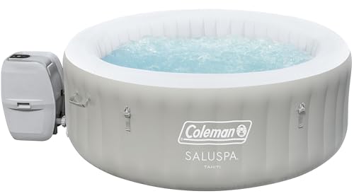 4 to 6 Person Inflatable Hot Tub with 140 AirJets and Insulated Cover G518