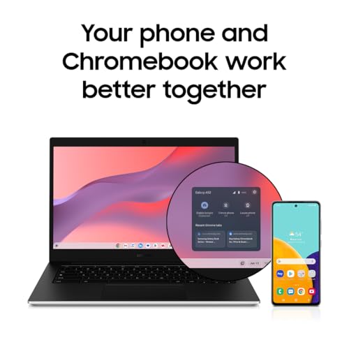 14" Intel Celeron N4500 4GB RAM 64GB Storage ChromeOS Silver Laptop G535