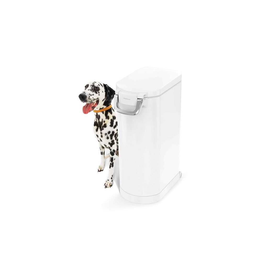 White Steel Pet Food Can L60033