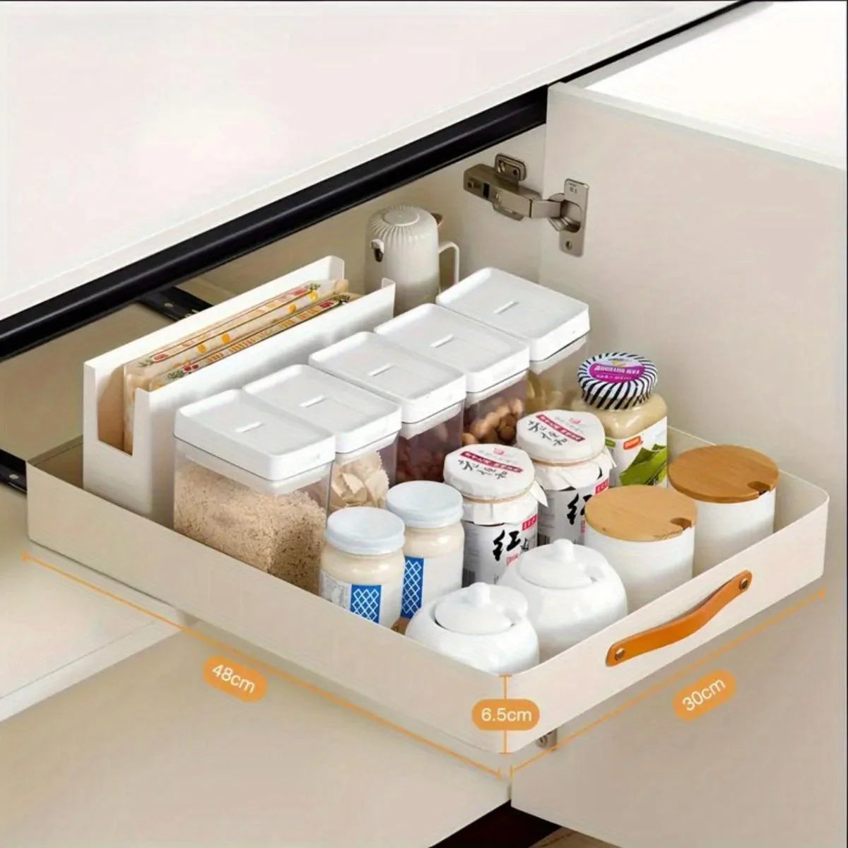 Heavy Duty Pull Out Cabinet Organizer Drawer Storage Shelf V92137