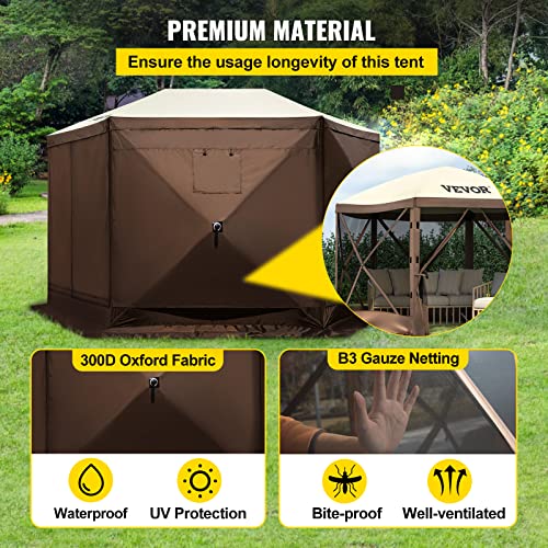 10x10ft Pop Up Gazebo Tent with Mosquito Netting S198626