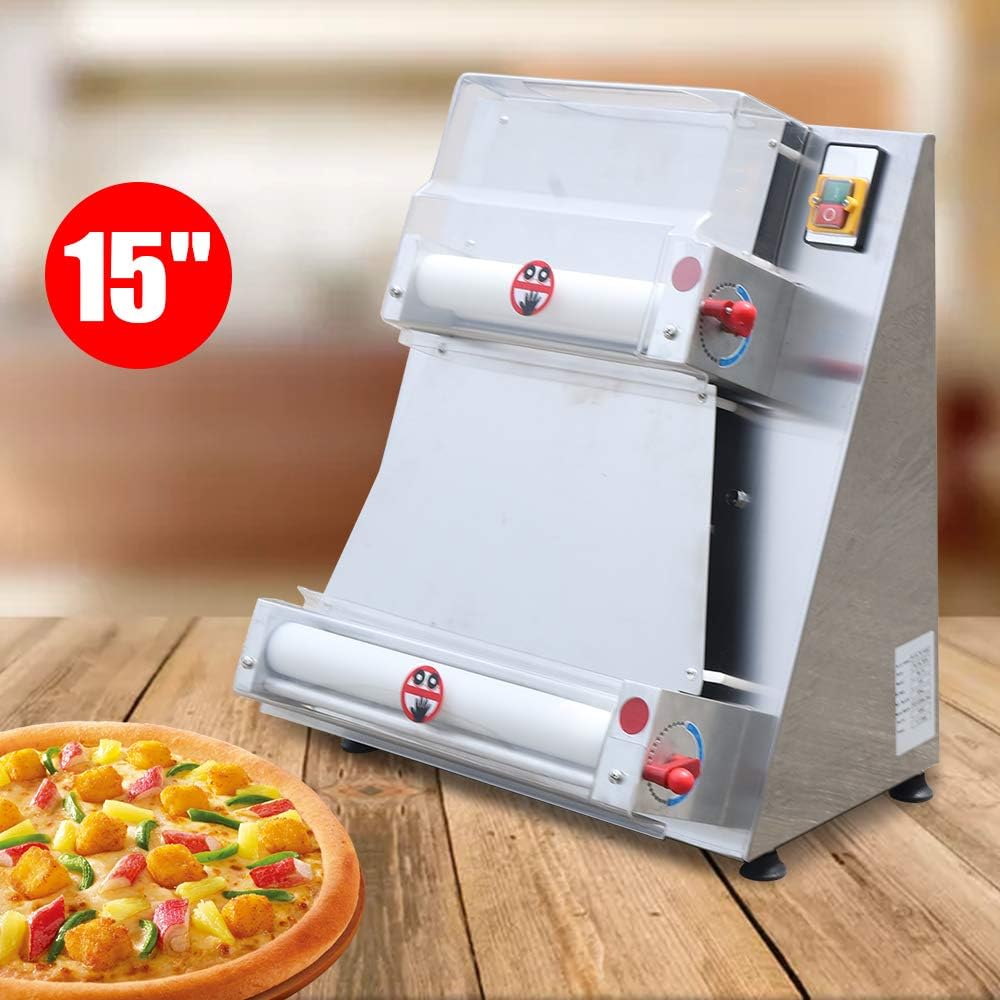 Electric Pizza Dough Roller Sheeter Machine 370W Z708