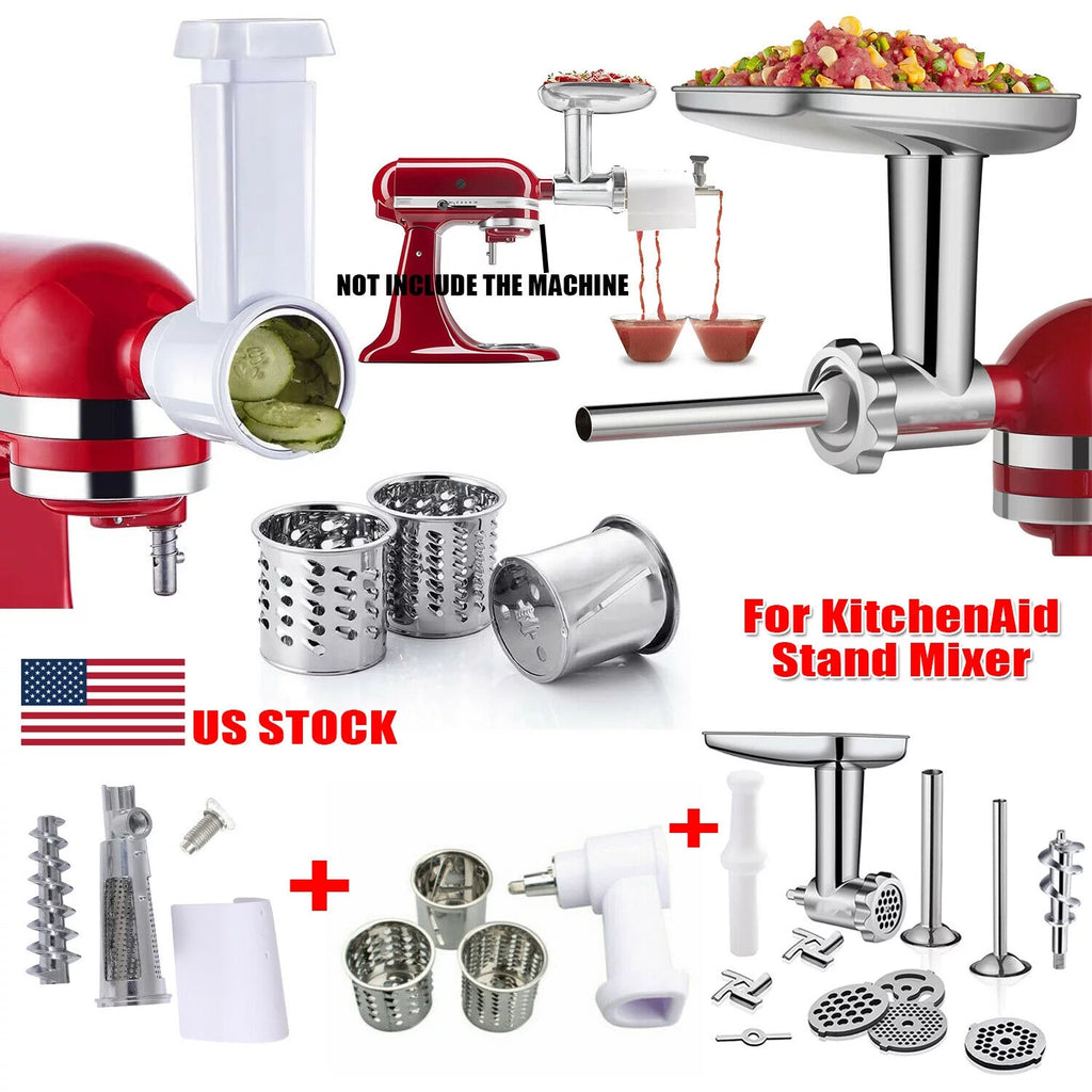 3 Sets Meat Grinder Slicer Juicer Attachment Z930900