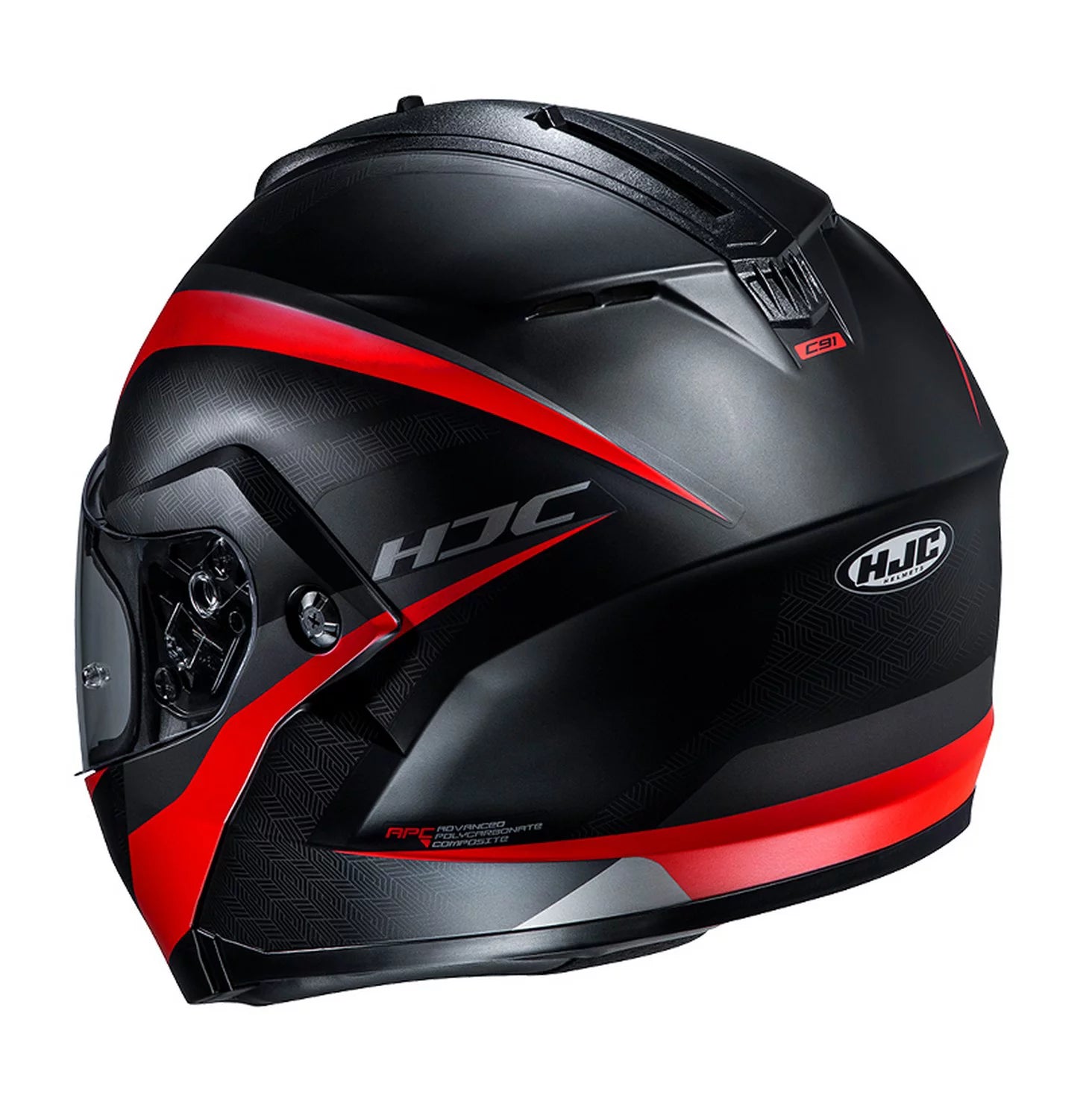 Red/Black Modular Motorcycle Helmet 3XL T53697