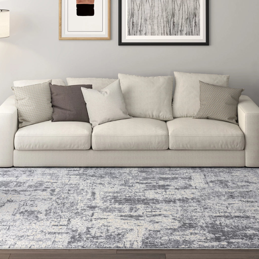8x10 Area Rug Beige, Gray W2848