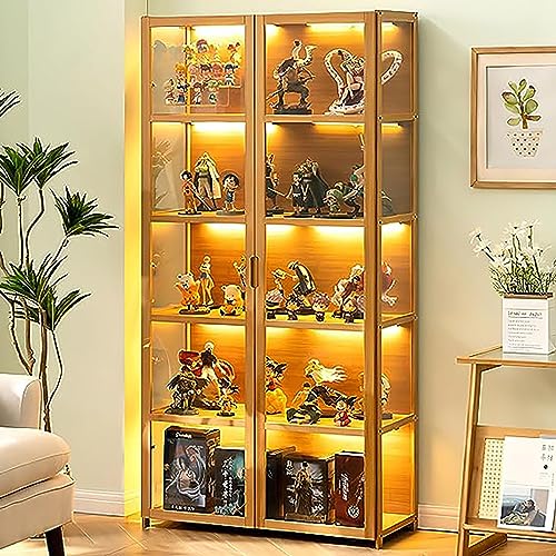 68" Curio Display Cabinet with Acrylic Glass Door F2804