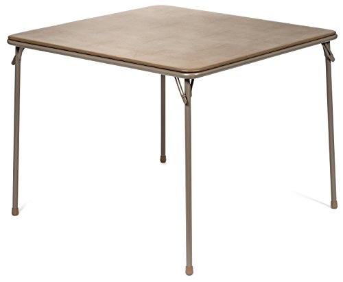 Navy Vinyl Folding Card Table and Chair Set (5pc) J707005
