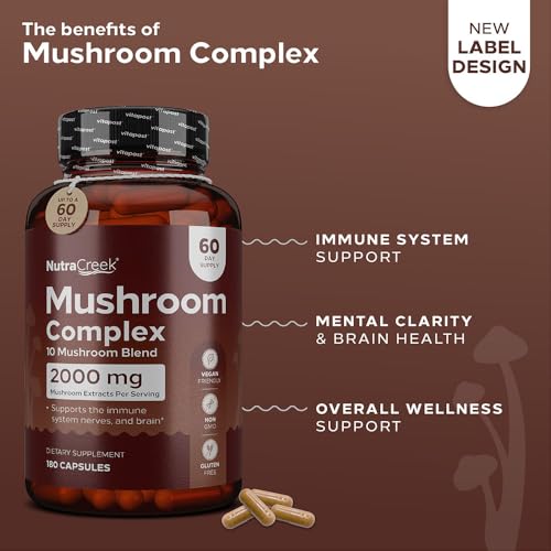 180 Mushroom Capsules X5582