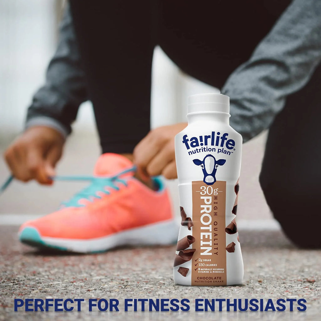 High Protein Shake Bottles 12 pk - Vanilla & Chocolate - 2g Sugar, 150 Calories S268526
