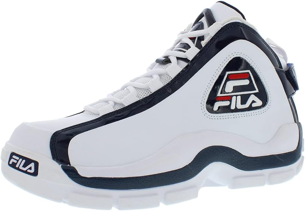 Men's Basketball Shoes 11.5 White Navy Red Y579