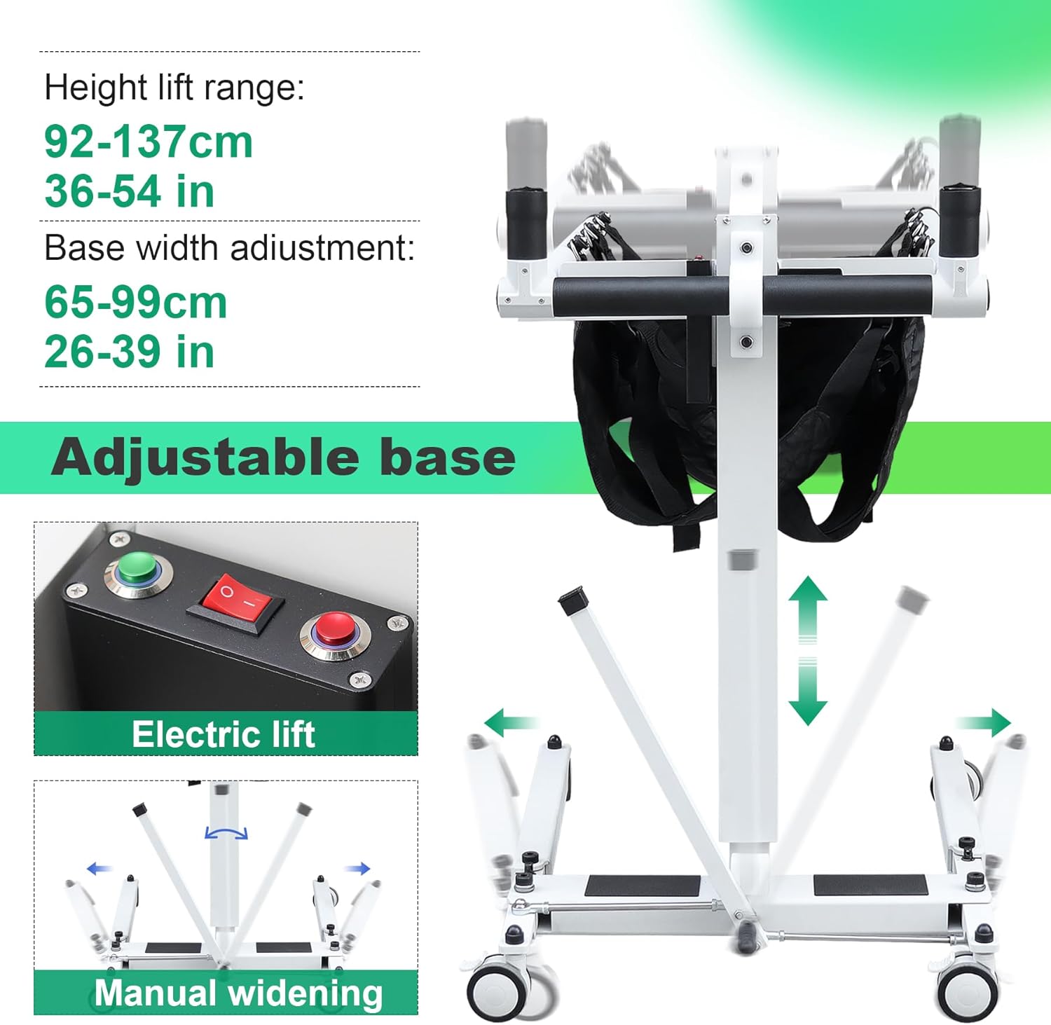 Electric Patient Lift Transfer Chair V53496