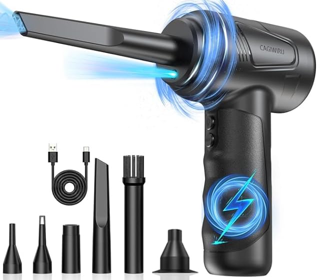 Cordless Electric Air Duster with LED Light U805