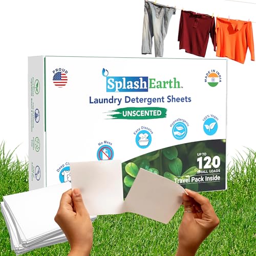 120 Loads Laundry Detergent Sheets R3218