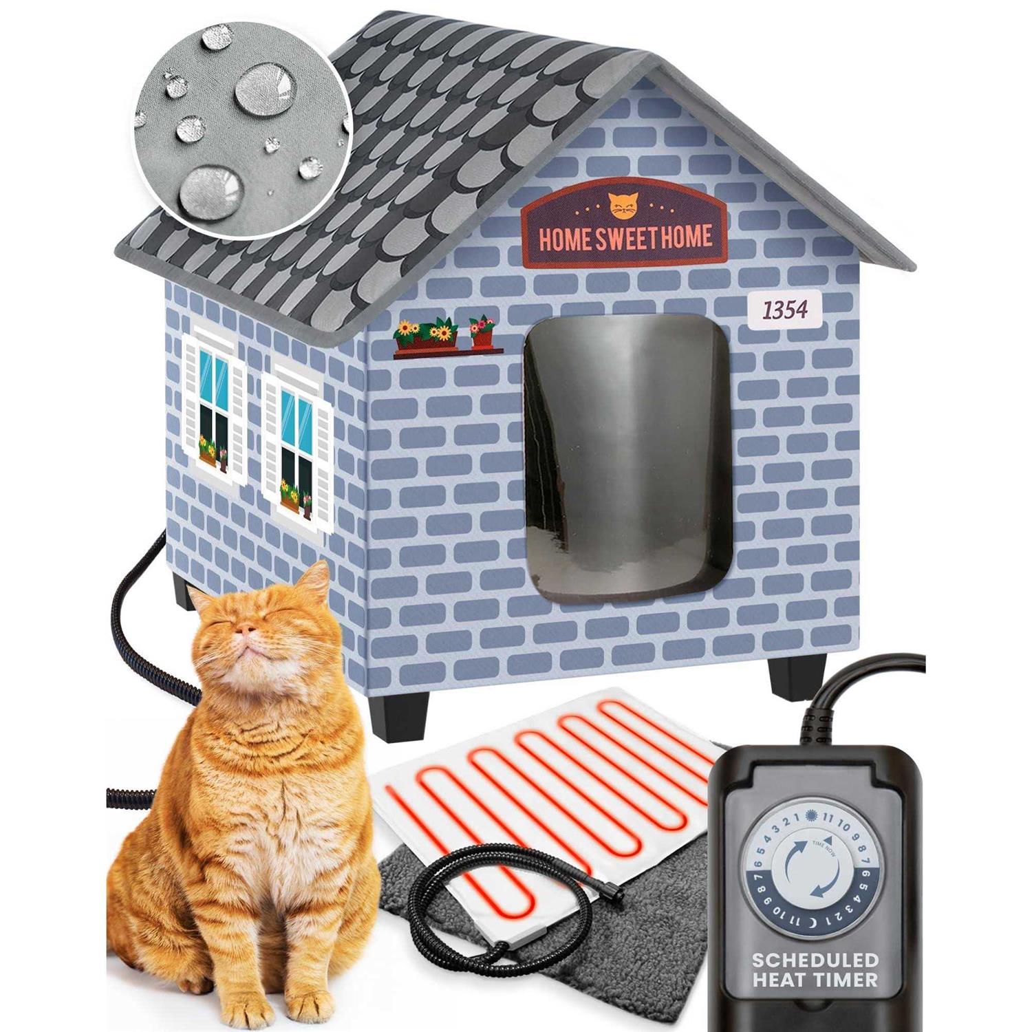 Heated Cat Houses T283621