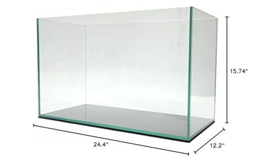 5 Gallon Rimless Clear Glass Aquarium 5mm Thick Glass N676045