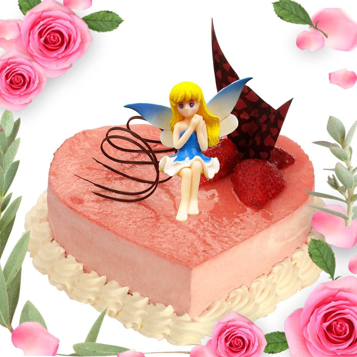 4Pcs Resin Mini Fairy Figurines L861283
