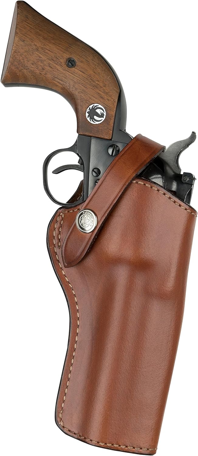 Lawman Holster Tan Lh Lg Sngl Act 4 5/8In F2348