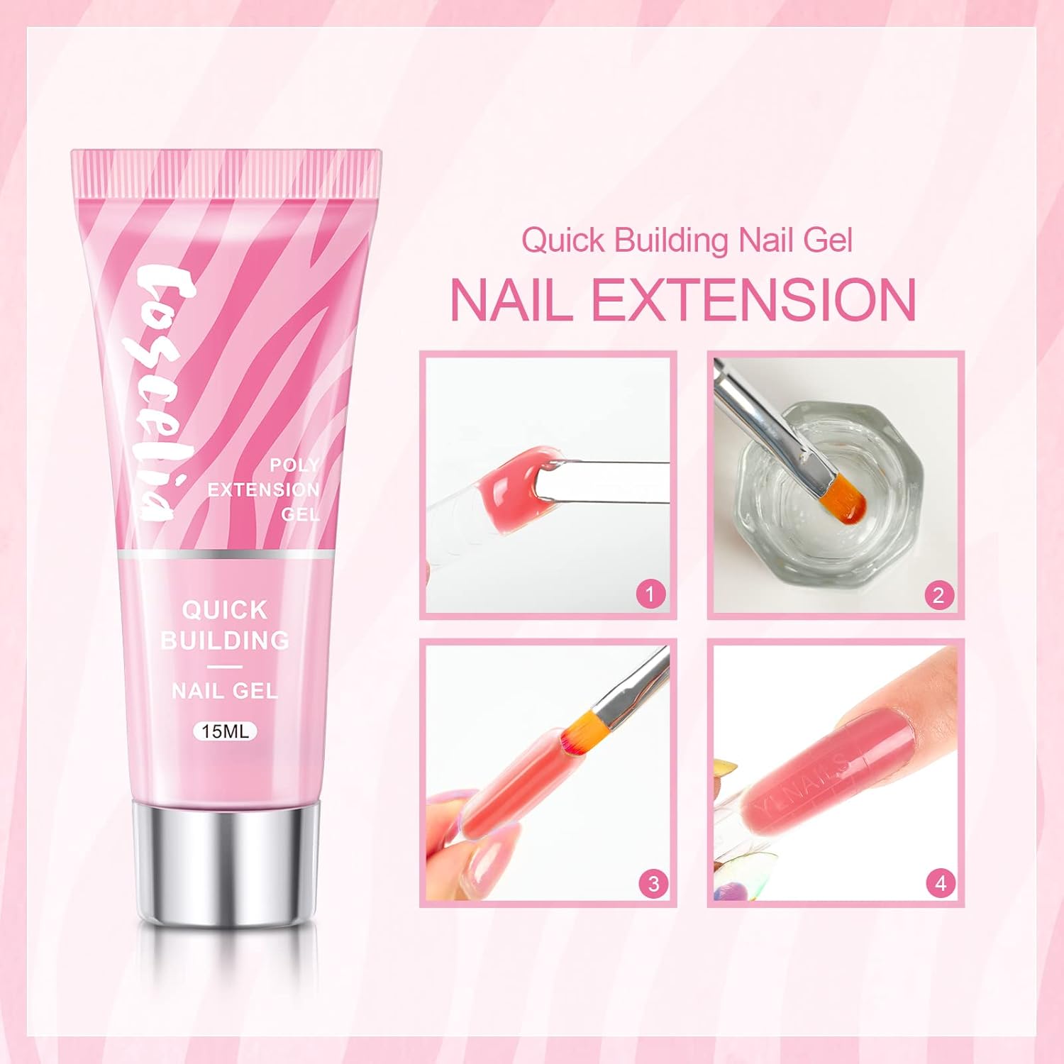 10pcs Gel Nail Polish Kit with U V Light and Drill Z574362