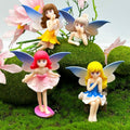 4Pcs Resin Mini Fairy Figurines L861283