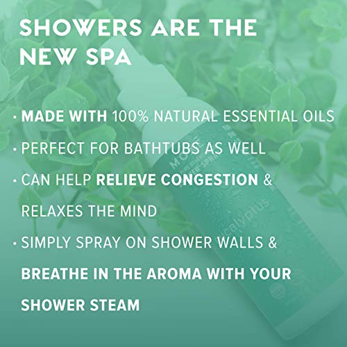 Eucalyptus Oil Shower Mist, 100% Essential Oils (4oz) L166