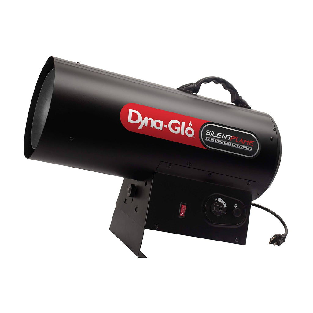 Black Portable Forced Air Propane Heater D8609