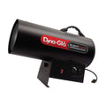 Black Portable Forced Air Propane Heater D8609