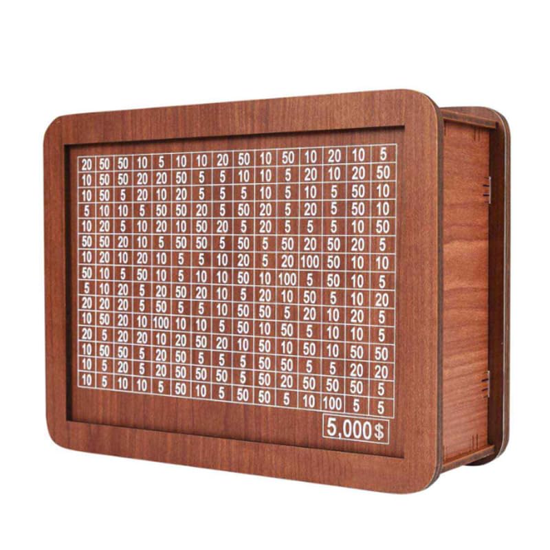 Wooden Money Box Piggy Bank S380