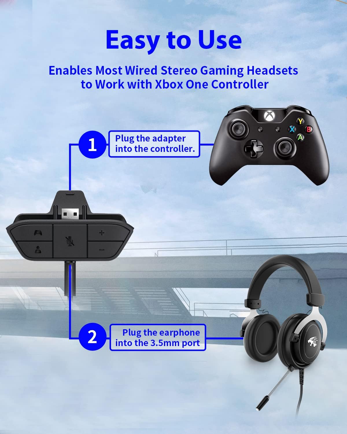 Stereo Headset Adapter for Xbox One G853