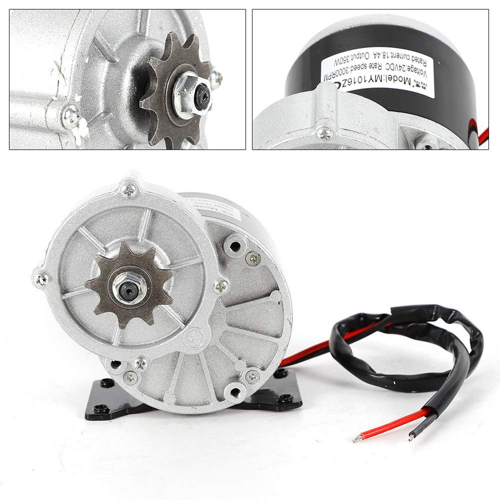 24V 350W Brushed Gear Reduction Motor for E-Bikes Scooters D8057