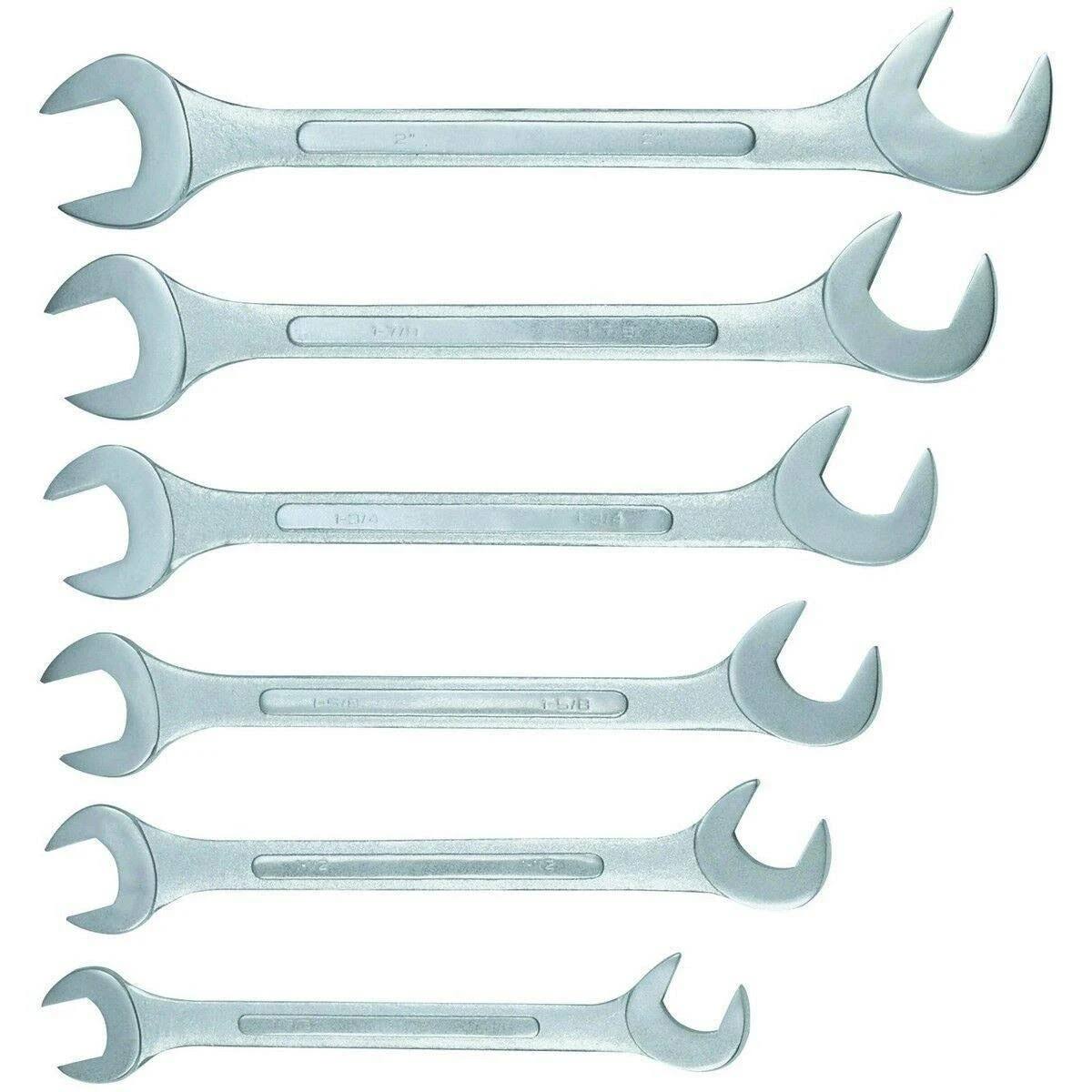 SAE 6 Piece Offset Open End Wrench Set M52060