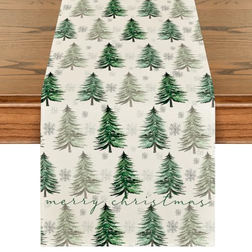 Green Christmas Table Runner 13x72 Inch G493097